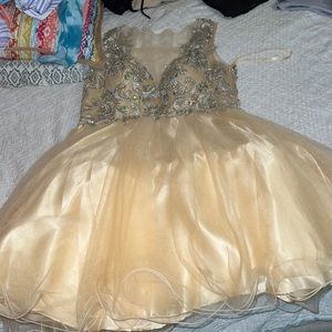 Gold Dress Size Large